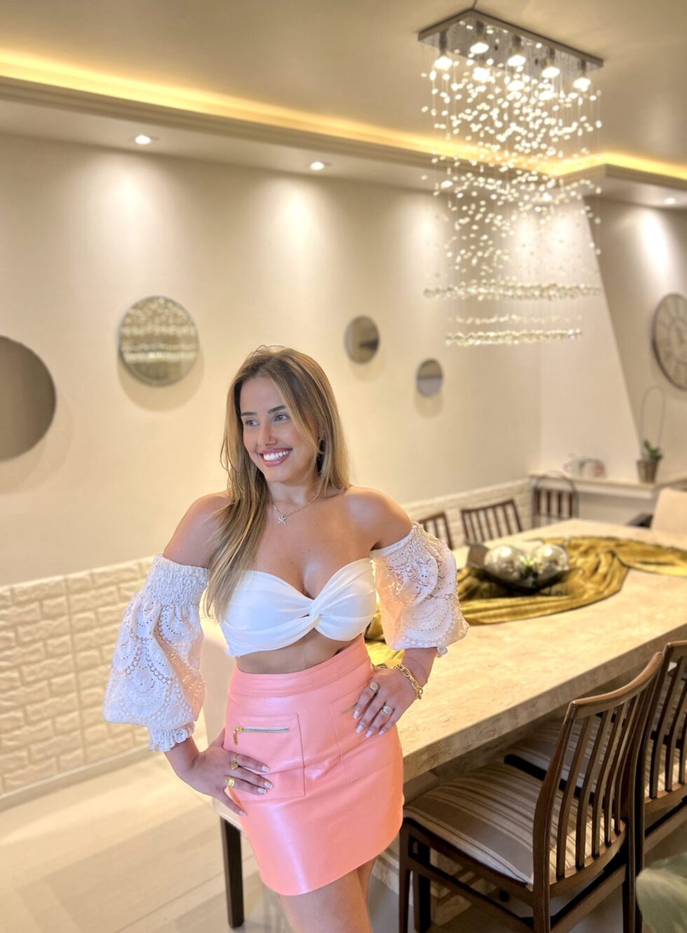 Saia Curta com Bolso Ziper - Imagem 2