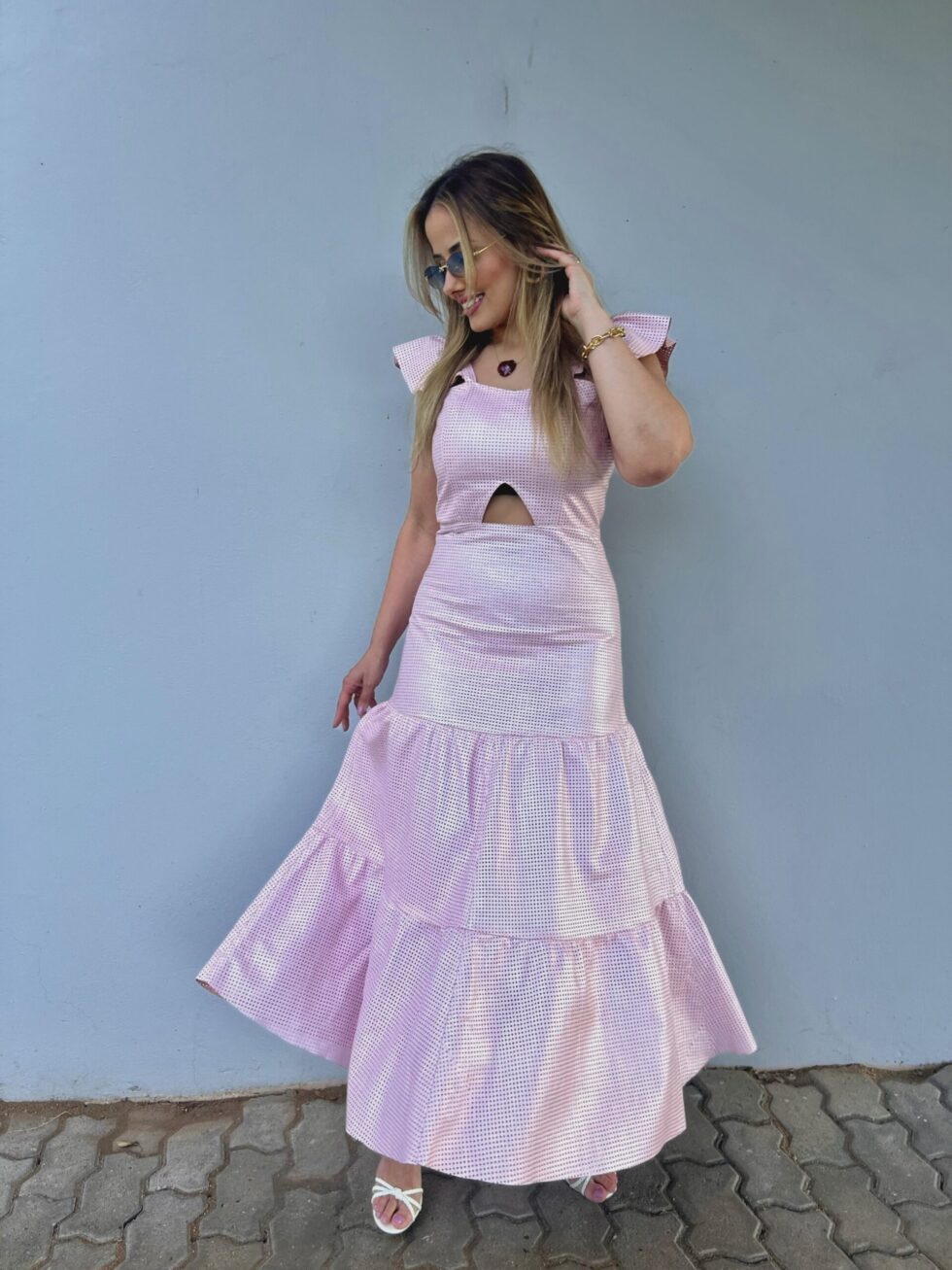 Vestido Midi Perfuro
