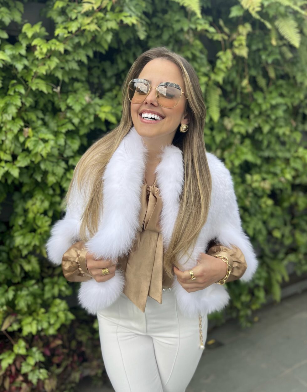 Casaqueto de Pele - Branco - Imagem 2