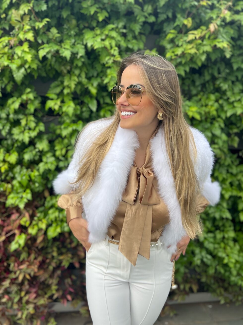 Casaqueto de Pele - Branco