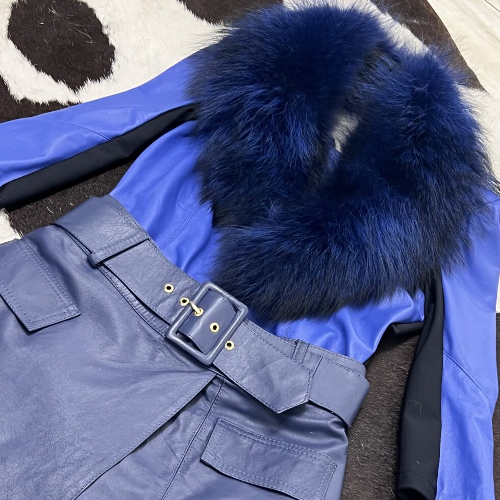 Gola de Pele 90cm - Preta - Imagem 3