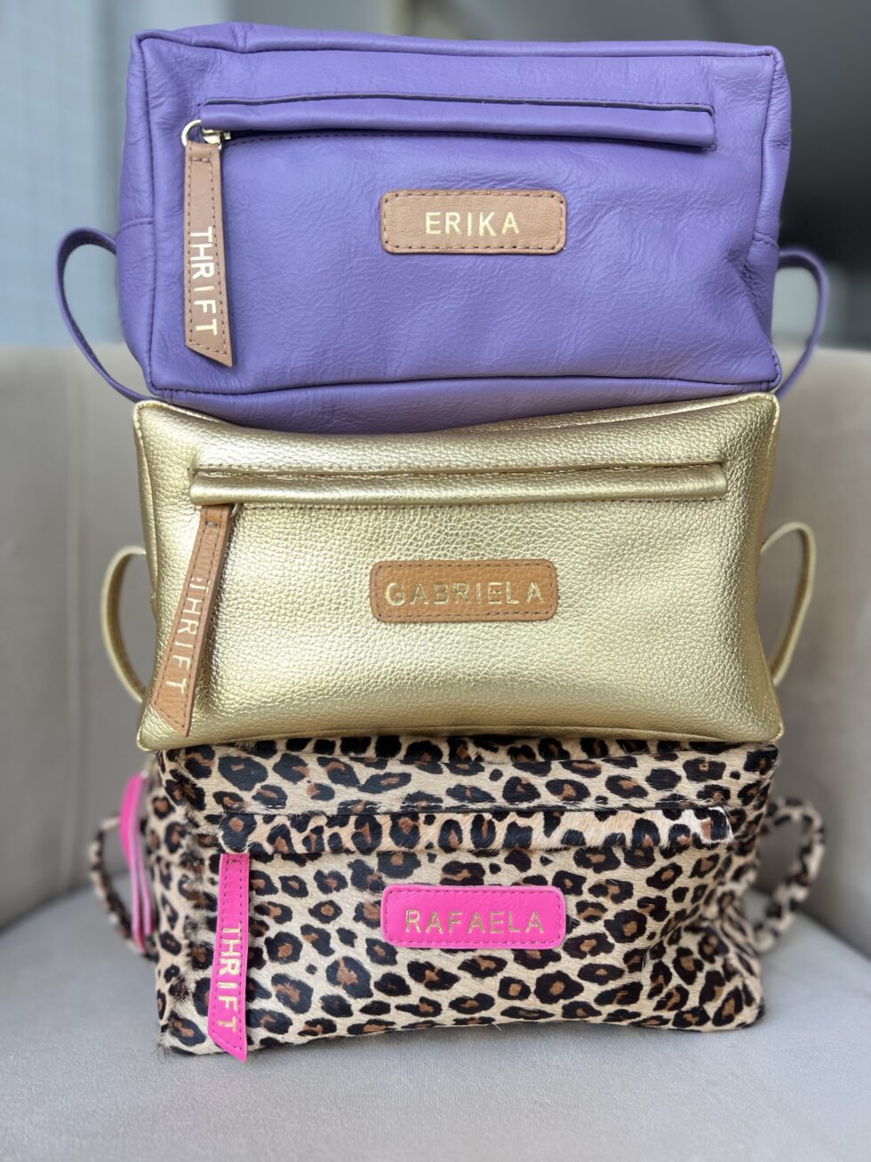 Nécessaire toda em couro