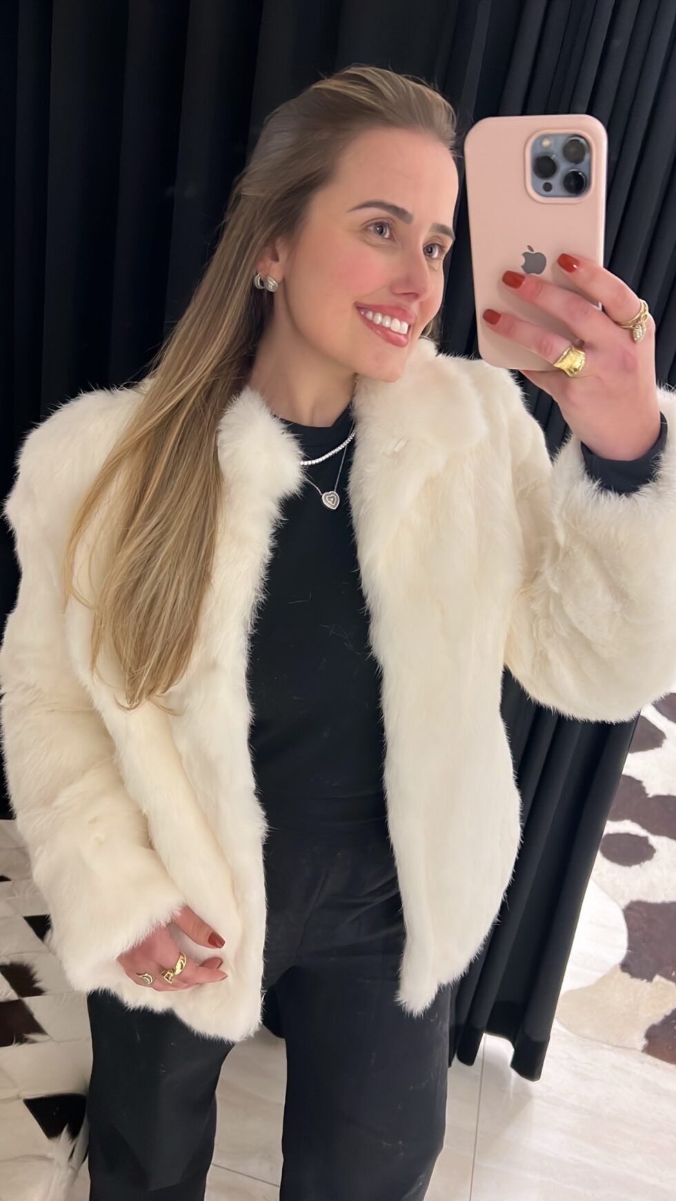 Cópia de Casaco de Pele Tradicional - Off White