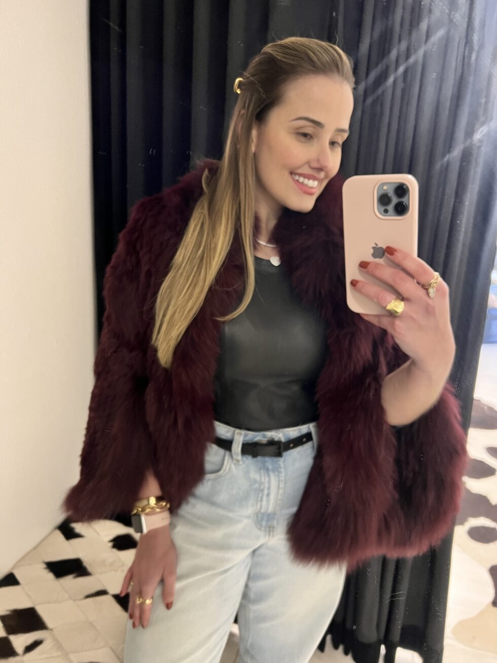 Casaqueto de Pele - Marsala - Imagem 2