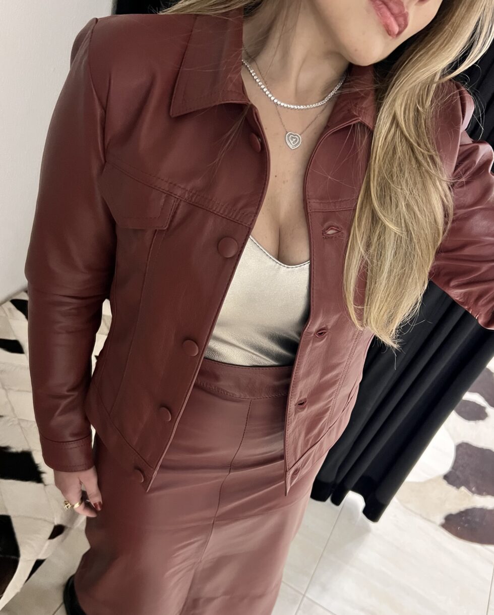 Jaqueta Jeans - Marsala - Imagem 2