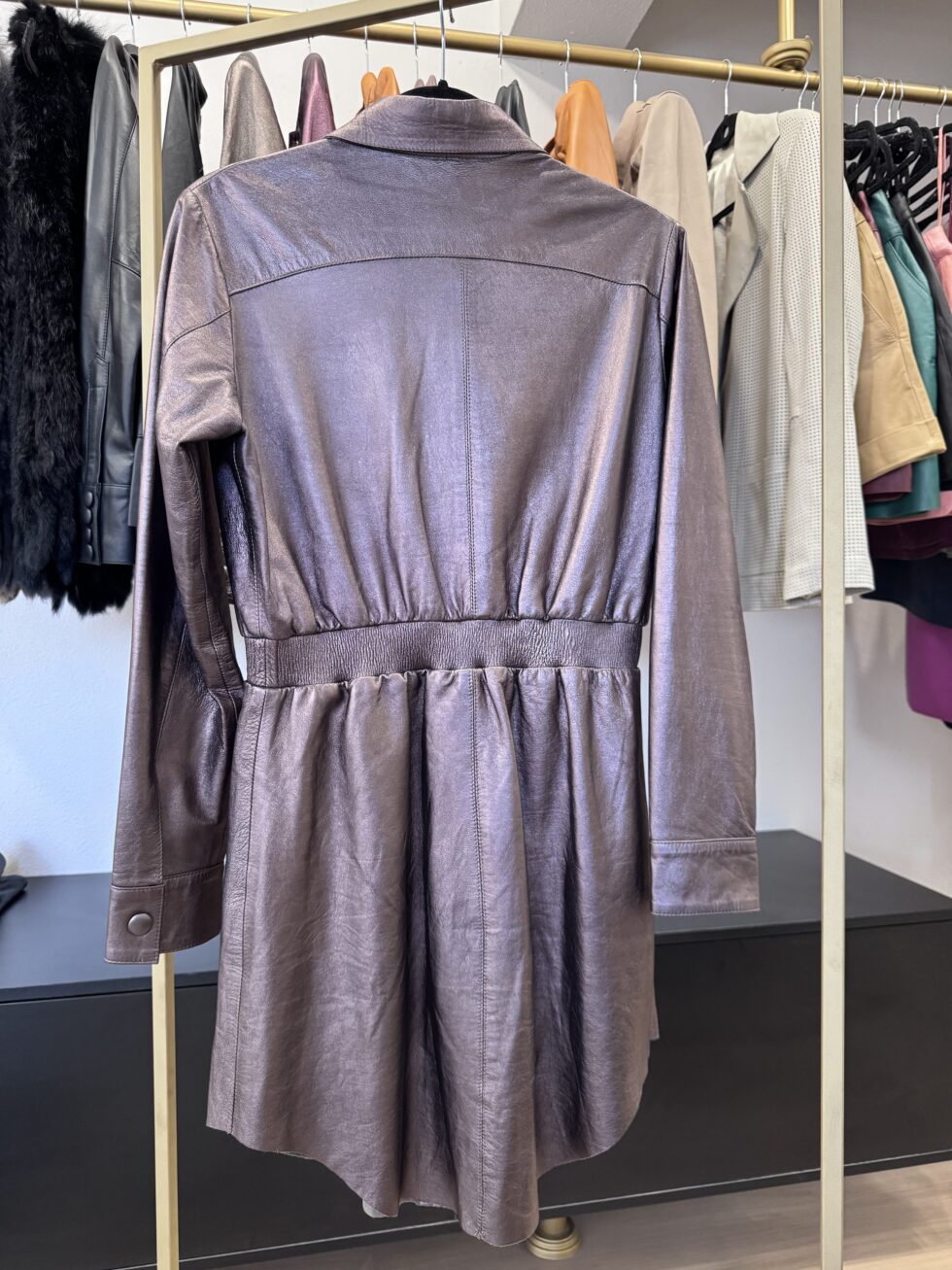 Chemise Marrom Metalizada - G - Imagem 2