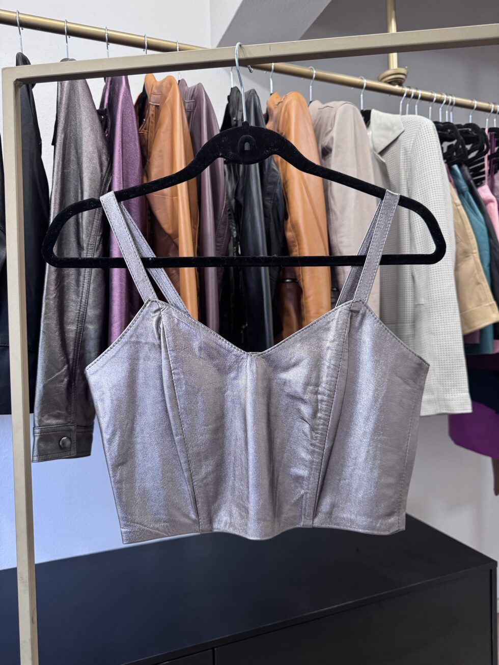 Cropped Prata Envelhecido - P