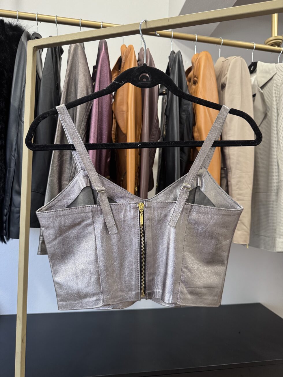 Cropped Prata Envelhecido - P - Imagem 2